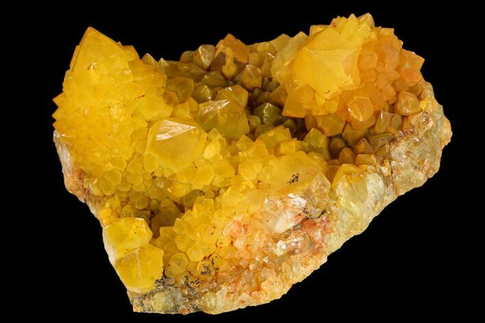 Sunshine Cactus Quartz Crystal Cluster - South Africa #132894